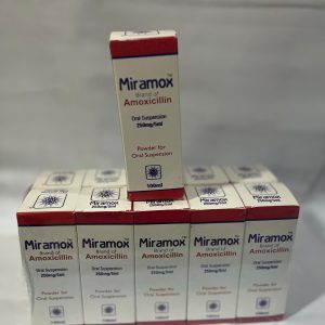 Miramox Amoxicillin Oral Suspension 250mg/5ml