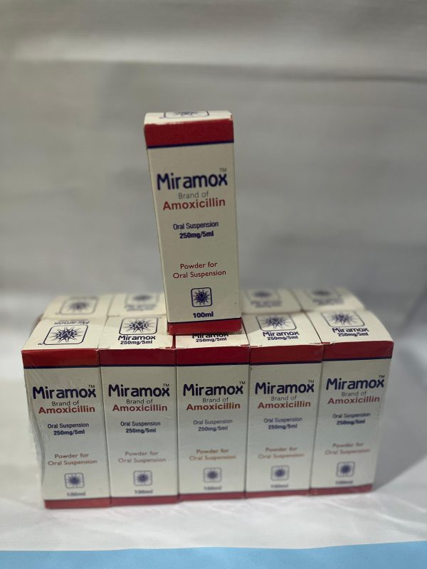 Miramox Amoxicillin Oral Suspension 250mg/5ml