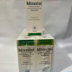 Miraxim Cefuroxime Axetil for Oral Suspension USP 250mg (Powder for Oral Suspension)
